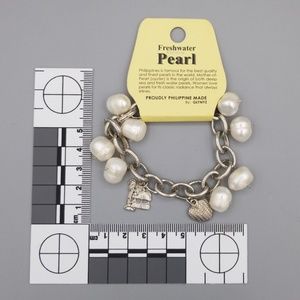 Freshwater Pearl Charm Bracelet